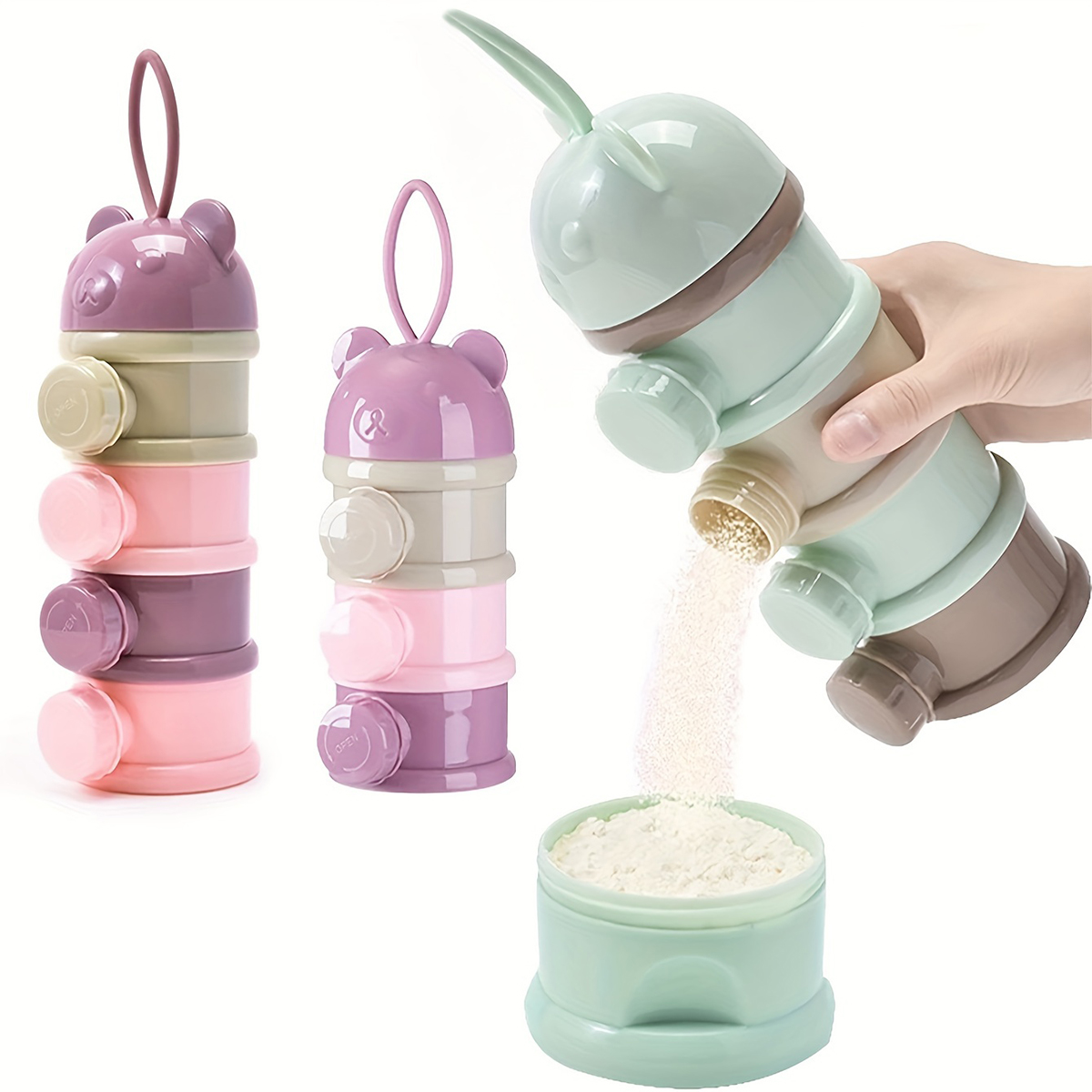 Puree Baby Food - Контейнер для детского сухого молока большой