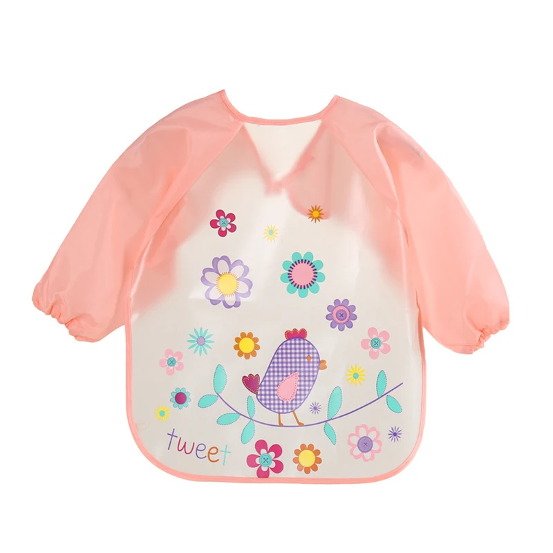 Baby Food Apron - Водонепроницаемый фартук-нагрудник для малышей с длинными
