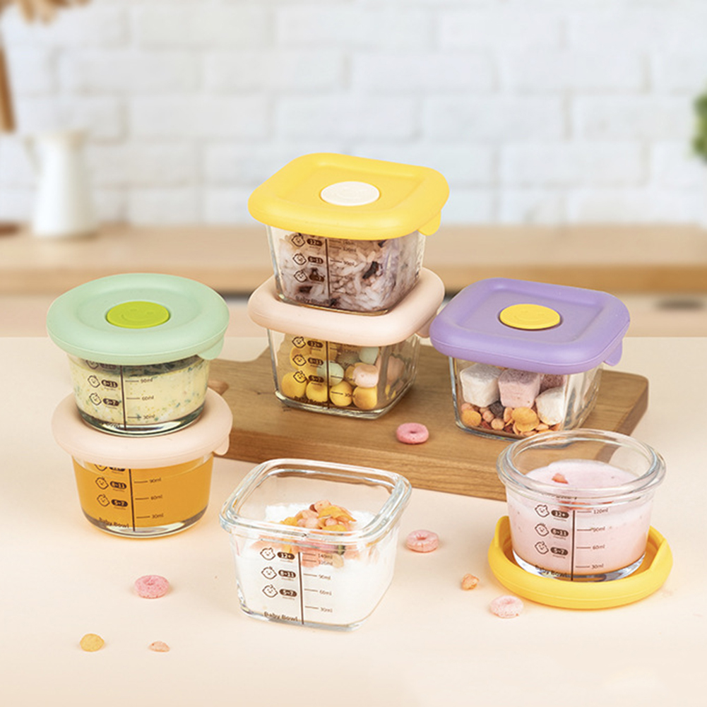 Baby Food Prep Containers - Стеклянные контейнеры для хранения детского питания,