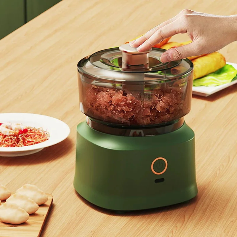 Baby Food With Meat - Мини-измельчитель для мяса, электрический измельчитель чеснока,