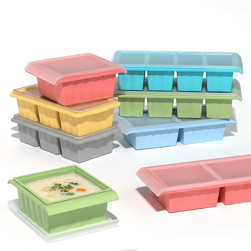 Baby Food Prep Containers - Силиконовая форма для супа и больших