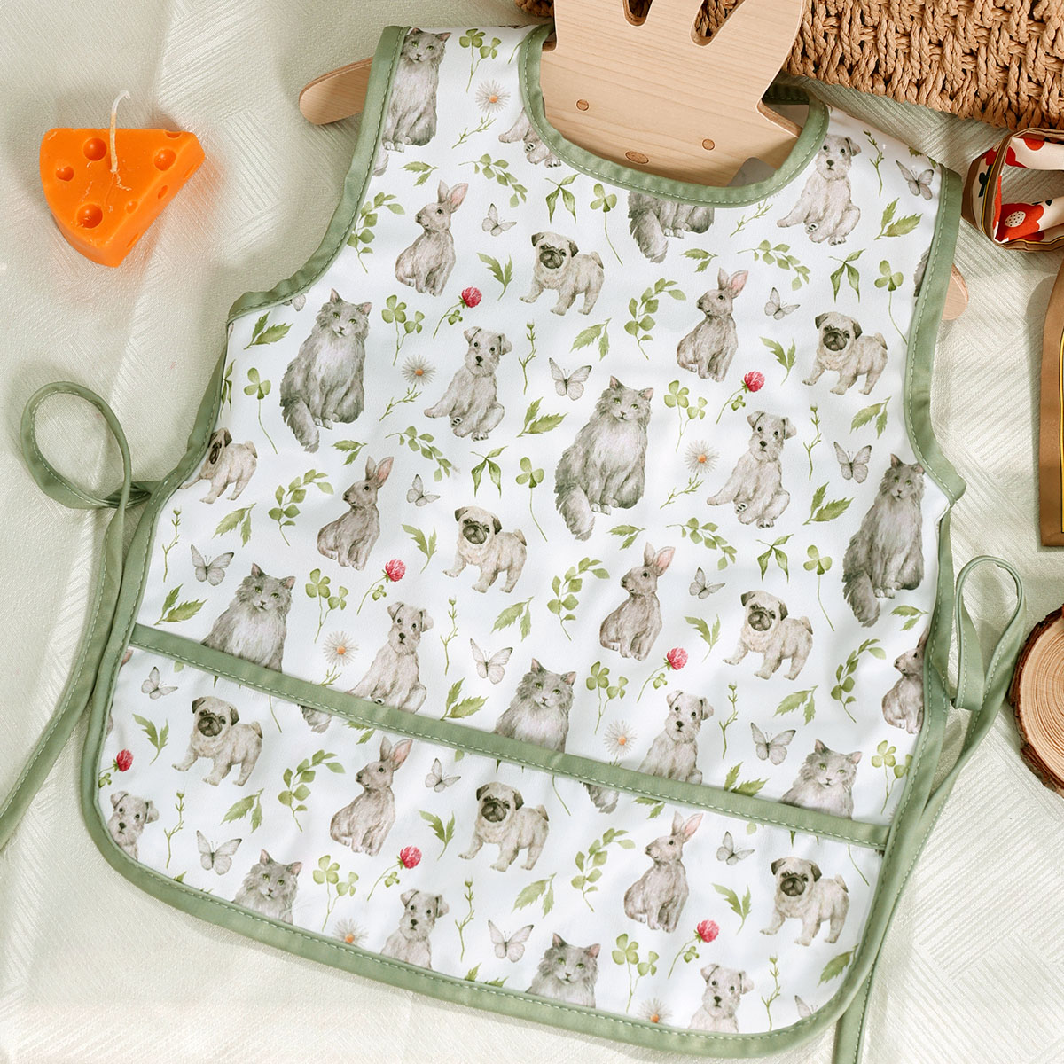 Baby Food Hipp - HappyFlute детский нагрудник, водонепроницаемый детский фартук,
