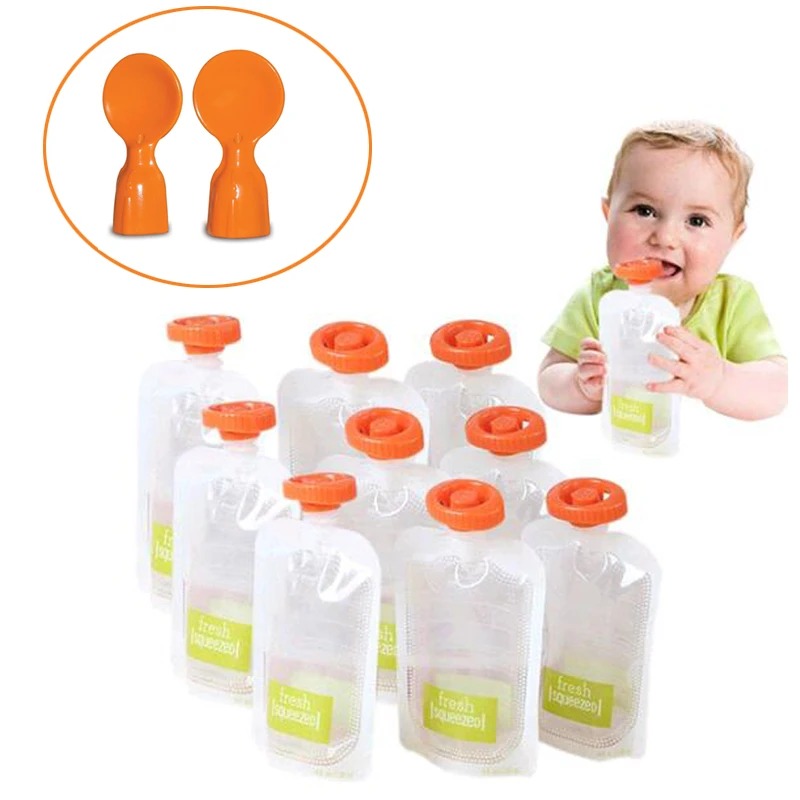 Baby Food Organic - 50 шт. пакетов для хранения детского