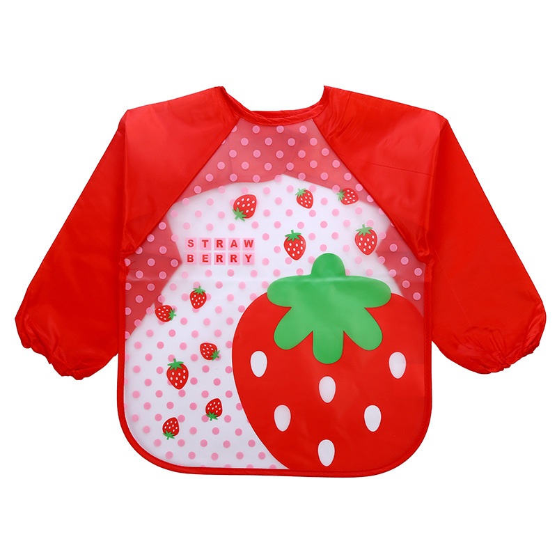 Baby Food Apron - Детская Водонепроницаемая Бандана с длинным рукавом,