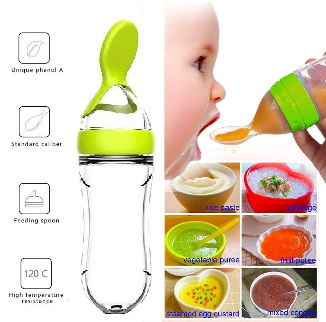 Сжимающая бутылочка для кормле – обзор и цена Baby Food Newborn