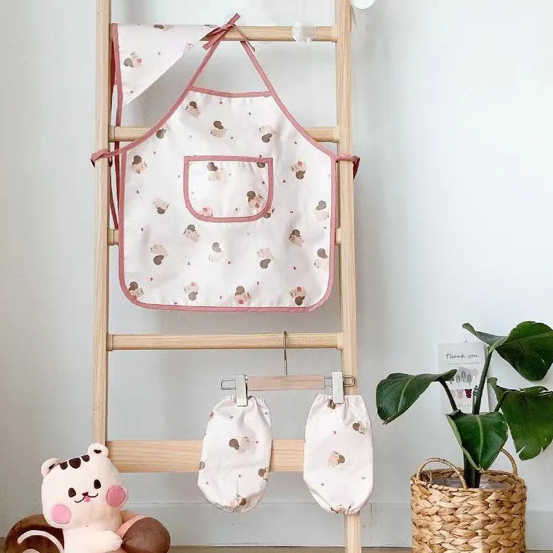 Милый детский фартук с рукавам – обзор и цена Baby Food Apron