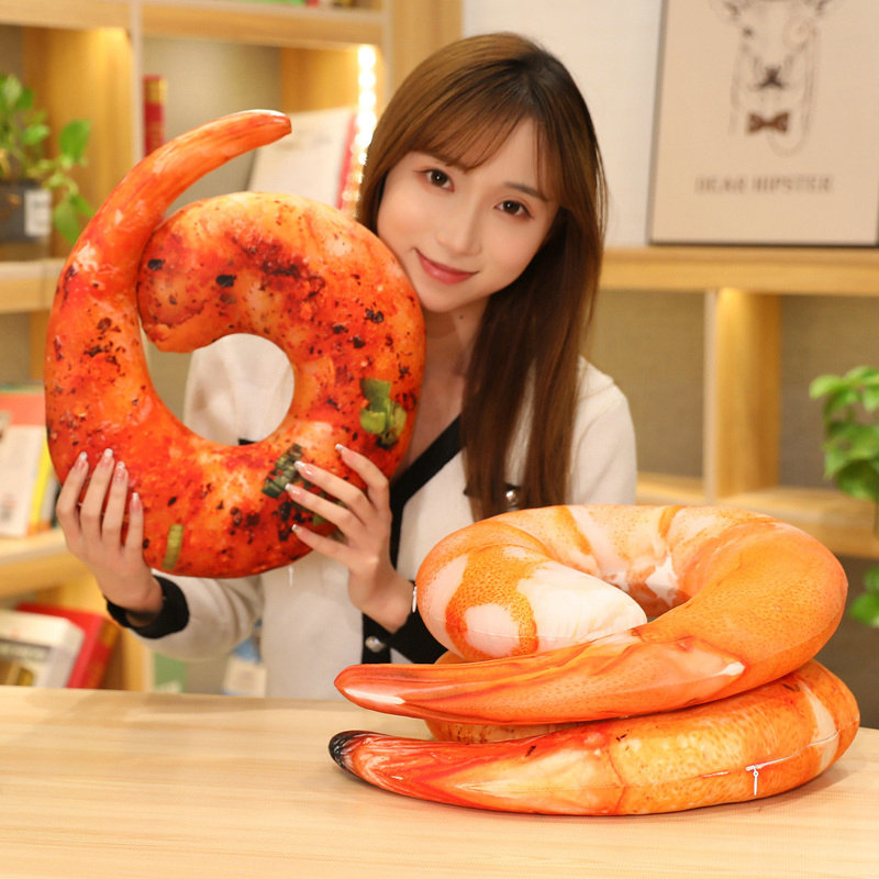 Подушка в виде креветки, 40 см – обзор и цена Baby Food Shrimp