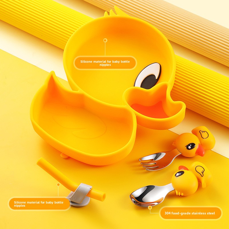 Набор детской посуды из силико – обзор и цена Baby Food Apron