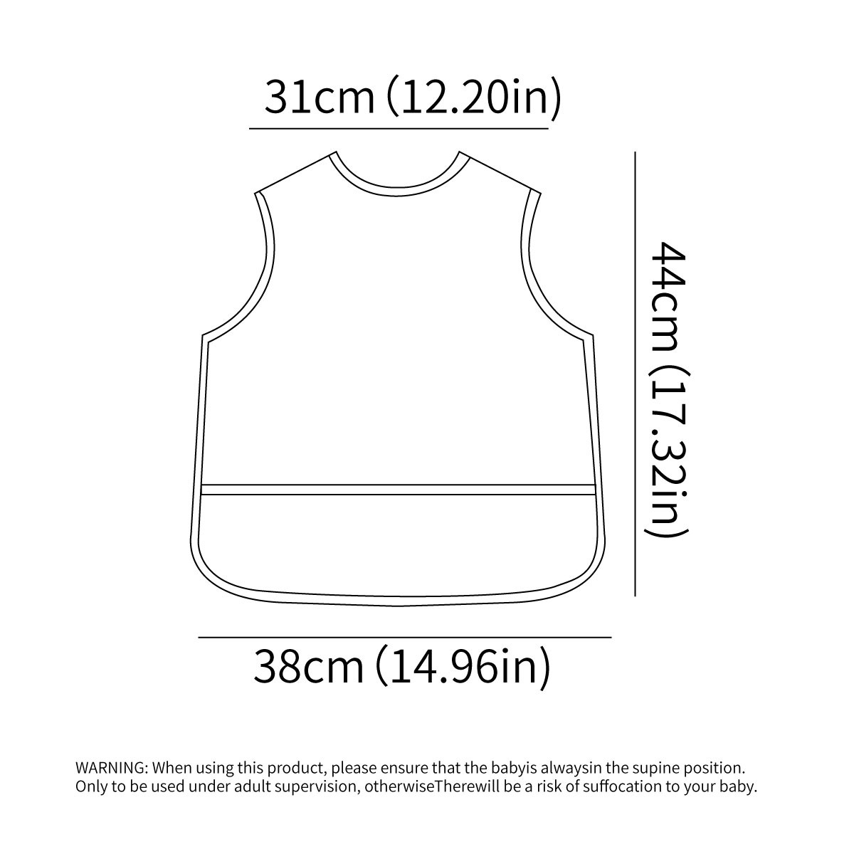 Детский нагрудник Happyflute,  – обзор и цена Baby Food Apron